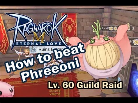 how to beat phreeoni in lv 60|how to beat phreeoni lowest upgrades.